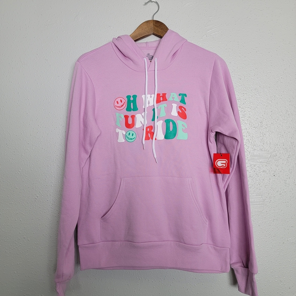NWT Cyclebar Pink Fun Ride Hoodie